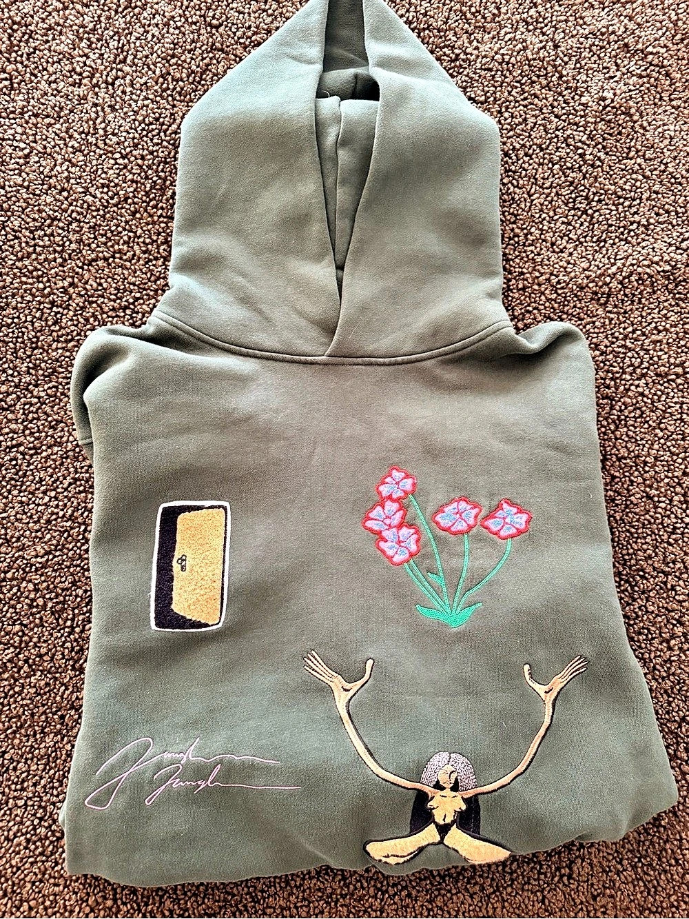 Jungles Graphic Embroidered Hoodie